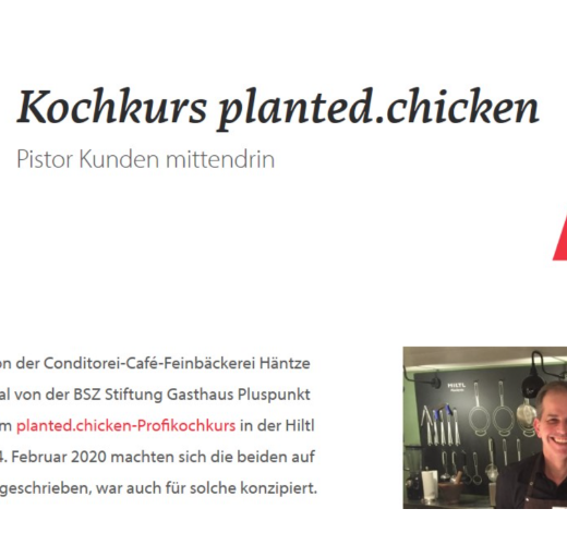 Cookery course for planted.chicken - Pistor customers in the thick of it