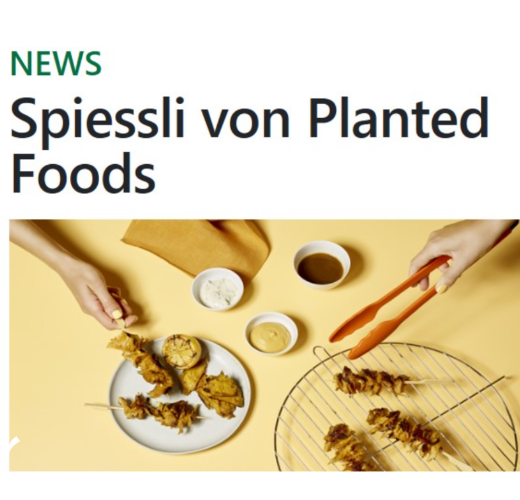 Kebabs from Planted Foods